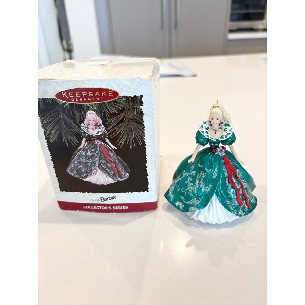 Hallmark Keepsake 1995 Holiday Barbie Ornament #3 Collector Series Christmas
